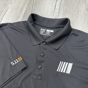 5.11 Tactical NASCAR Polo Shirt Mens XL Gray Excellent Short Sleeve Performance